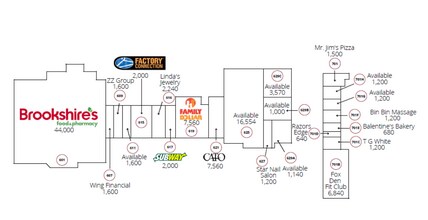 601-701 Palo Pinto St, Weatherford, TX for rent Floor Plan- Image 1 of 1