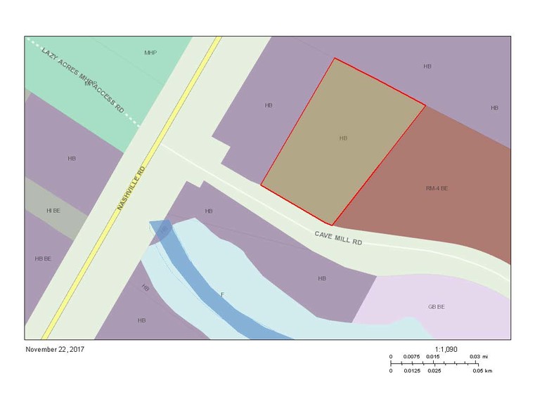 610 Cave Mill Rd, Bowling Green, KY for sale - Plat Map - Image 1 of 1