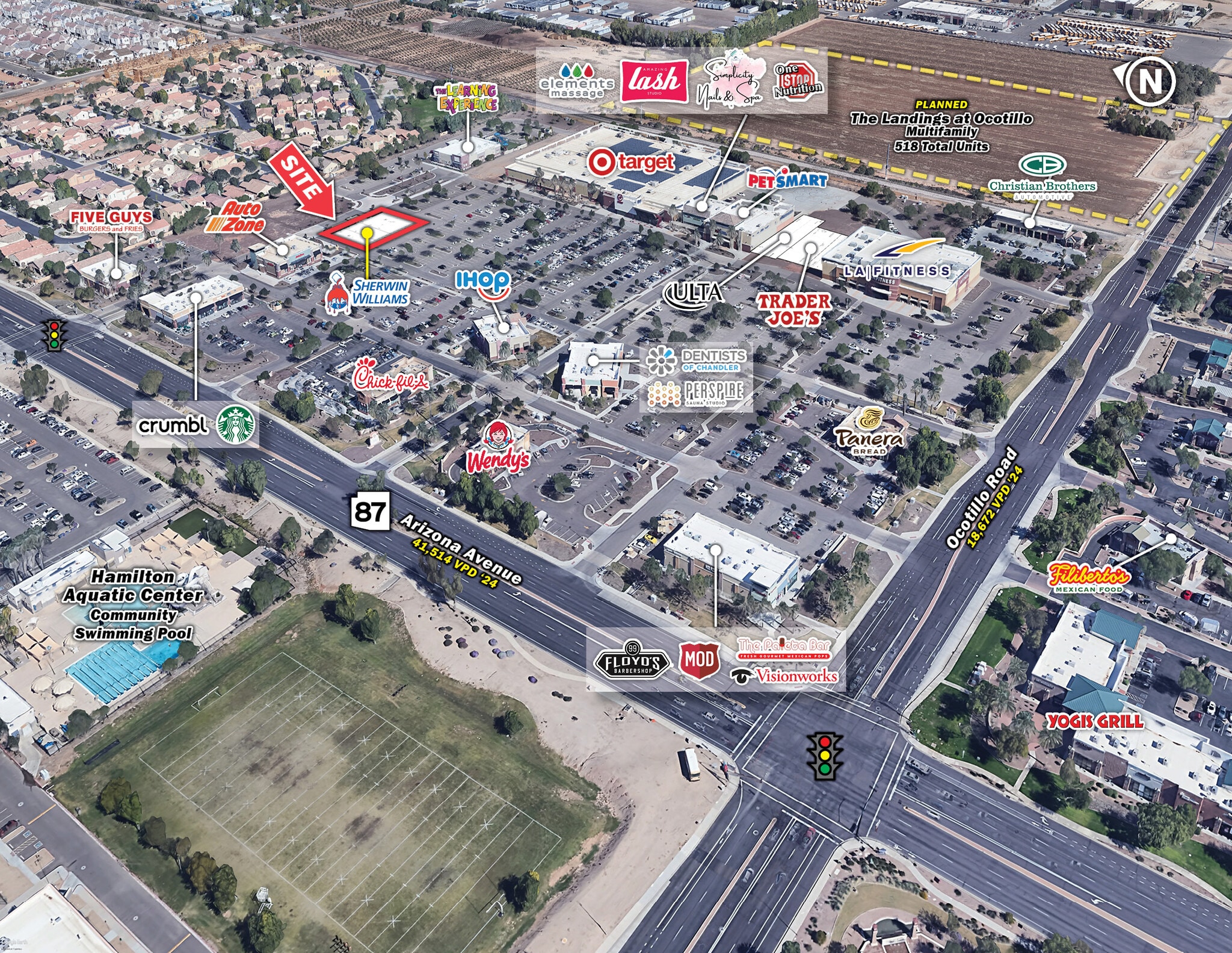NEC Ocotillo Rd & Arizona Ave, Chandler, AZ to rent Building Photo- Image 1 of 3