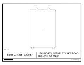 2645 N Berkeley Lake Rd, Duluth, GA for rent Site Plan- Image 1 of 1