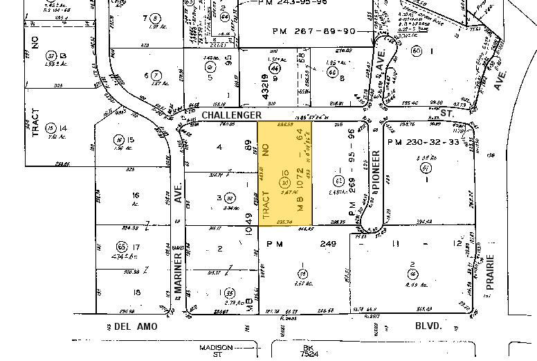 3520 Challenger St, Torrance, CA for sale - Plat Map - Image 1 of 1