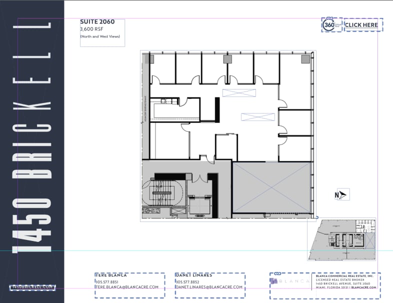 1450 Brickell Ave, Miami, FL to rent Floor Plan- Image 1 of 1