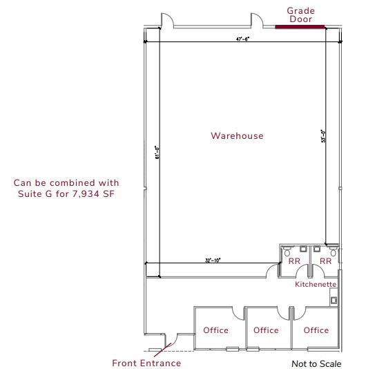 990 Park Center Dr, Vista, CA for rent Floor Plan- Image 1 of 1