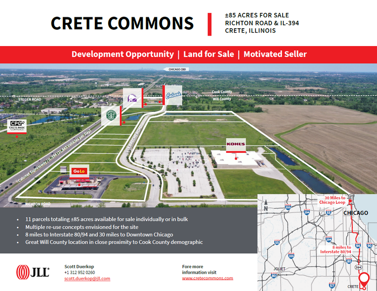 Richton Rd & I-394, Crete, IL for sale - Building Photo - Image 1 of 2