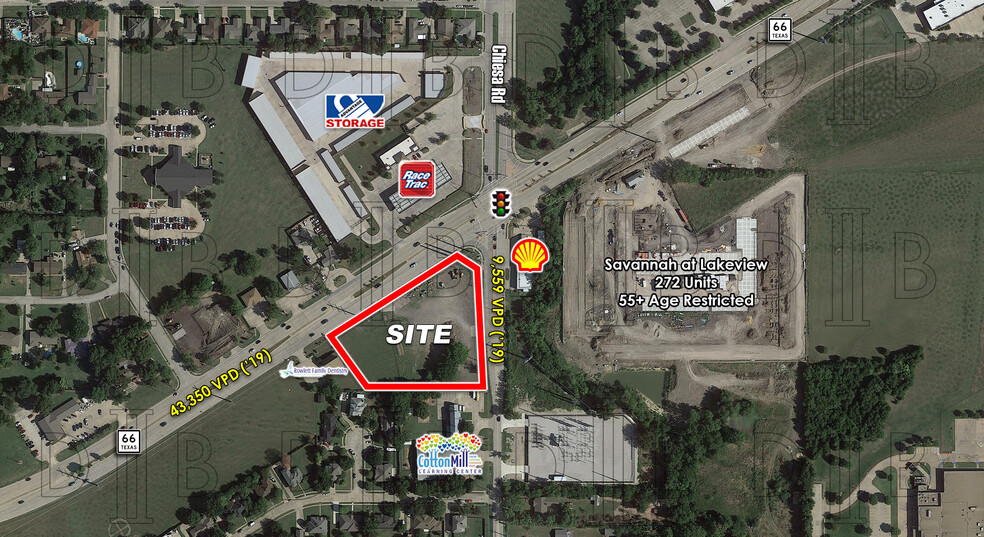 Lakeview Pky & Chiesa Rd, Rowlett, TX for sale - Building Photo - Image 2 of 2