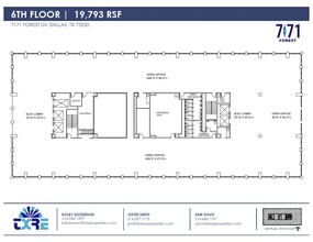 7171 Forest Ln, Dallas, TX for rent Floor Plan- Image 1 of 1