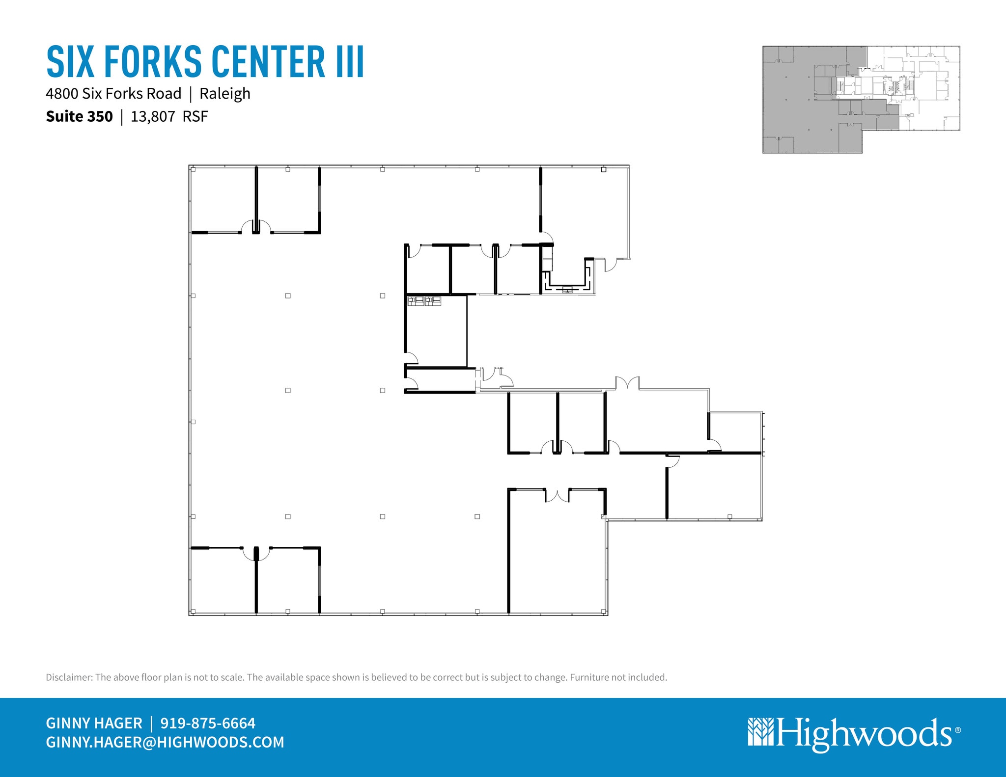 4800 Six Forks Rd, Raleigh, NC to rent Floor Plan- Image 1 of 1