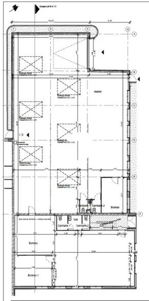 Light Industrial in Saint-Herblain to rent - Floor Plan - Image 3 of 6
