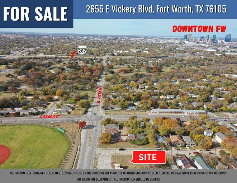 2655 E Vickery Blvd, Fort Worth, TX for sale - Primary Photo - Image 1 of 3