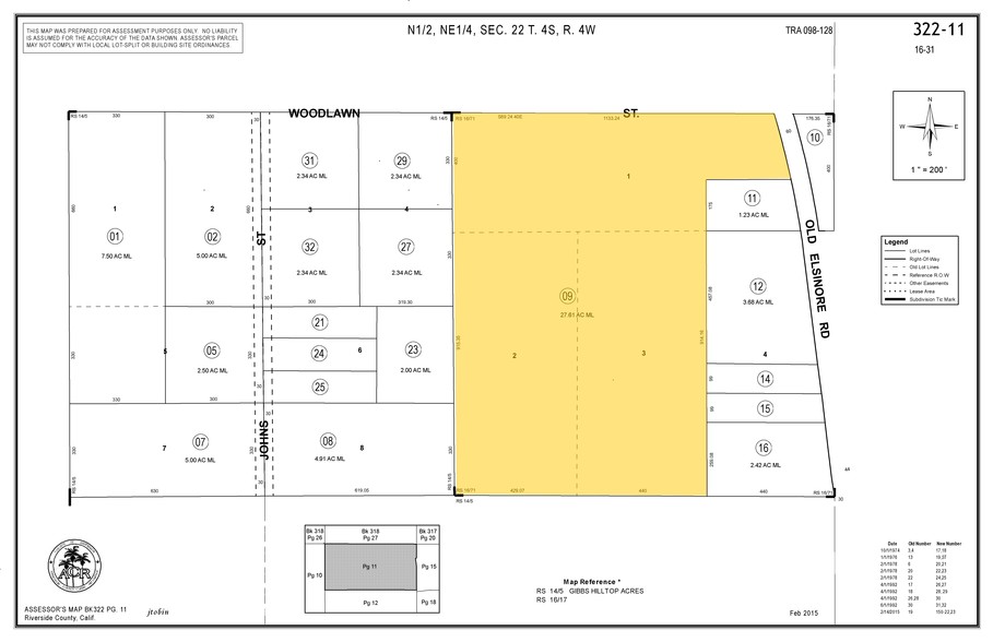 21031 Old Elsinore Rd, Perris, CA for sale - Plat Map - Image 1 of 1