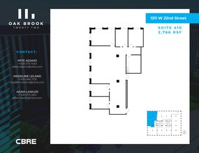 1211 W 22nd St, Oak Brook, IL to rent Floor Plan- Image 1 of 1