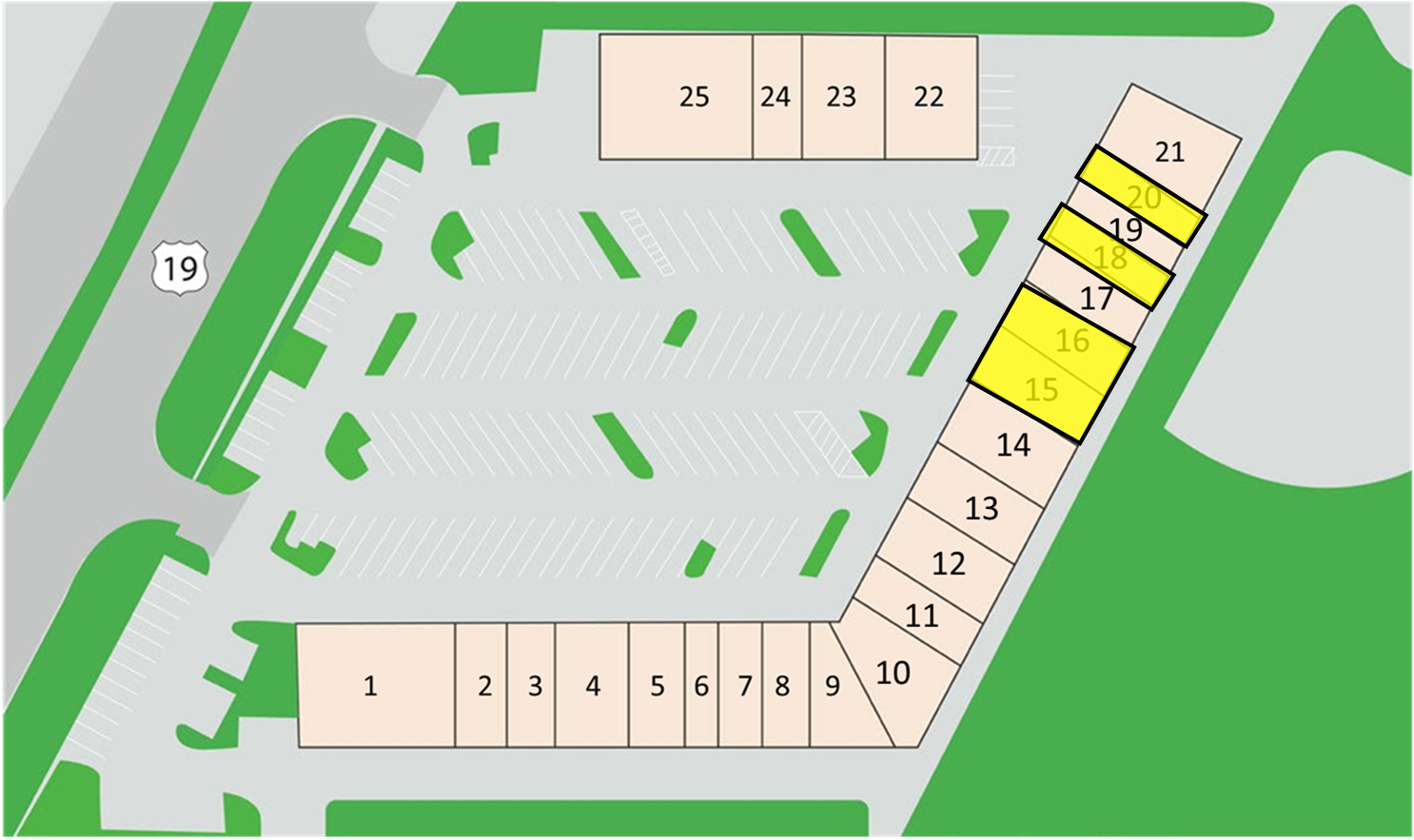 10110-10156 US Highway 19, Port Richey, FL to rent Building Photo- Image 1 of 1