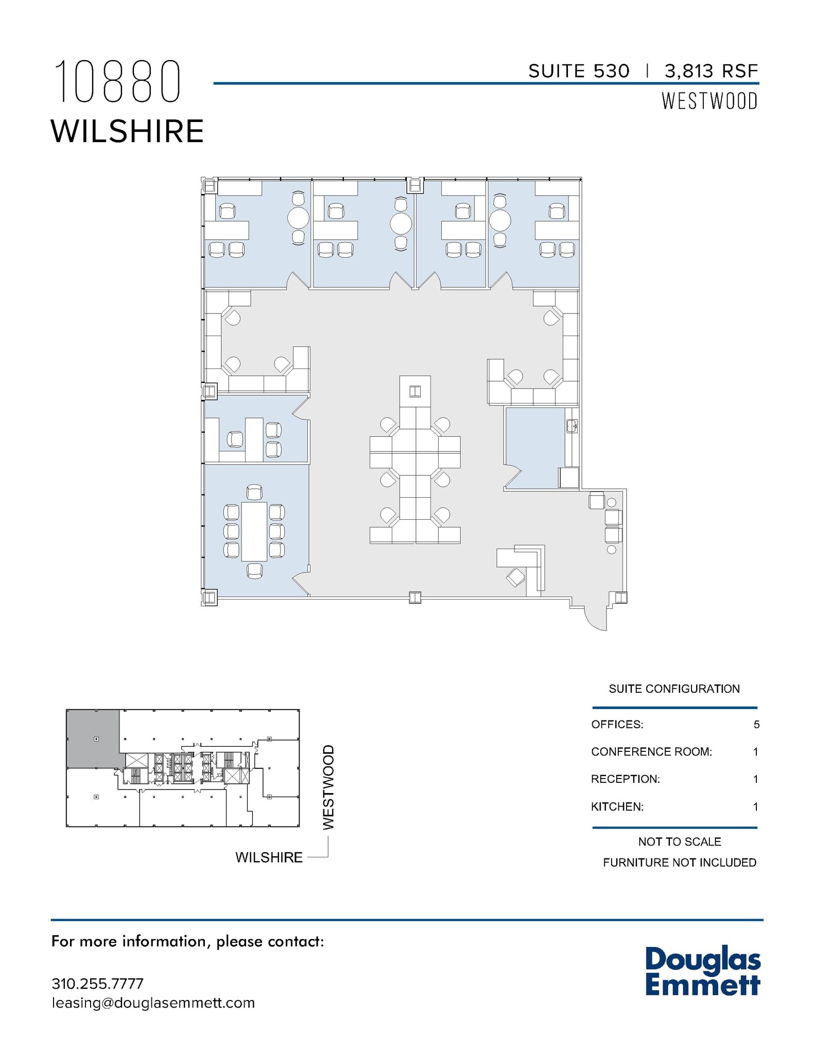 10880 Wilshire Blvd, Los Angeles, CA to rent Floor Plan- Image 1 of 1