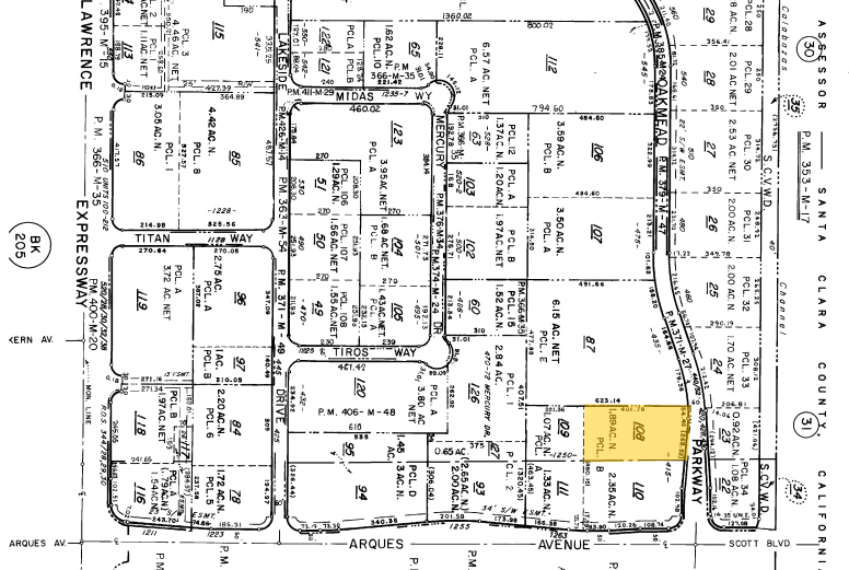 415 Oakmead Pky, Sunnyvale, CA for rent - Plat Map - Image 2 of 6