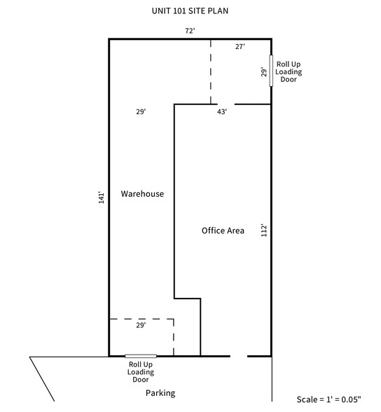 3957 S Hill St, Los Angeles, CA for rent - Site Plan - Image 3 of 5