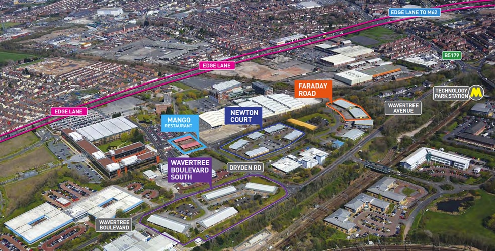 Wavertree Blvd S, Liverpool to rent - Aerial - Image 2 of 4