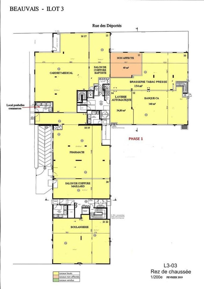 Location Commerce 49 m²