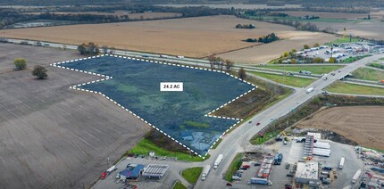 10285 Lancaster Rd, Hebron, OH - aerial  map view - Image1