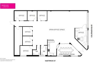 1486 Colorado Blvd, Los Angeles, CA for rent Floor Plan- Image 1 of 1