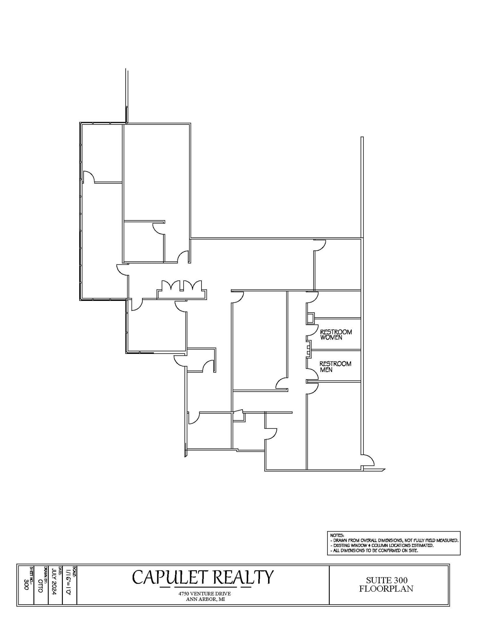 4750 Venture Dr, Ann Arbor, MI to rent Floor Plan- Image 1 of 2