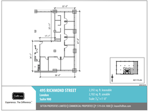 495 Richmond St, London, ON for rent Floor Plan- Image 1 of 1