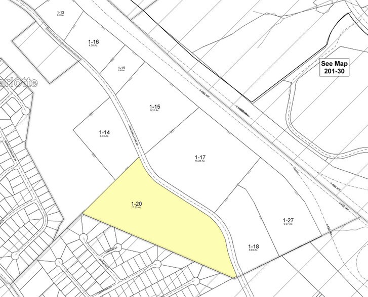 2745 Whitehall Park Dr, Charlotte, NC for sale - Plat Map - Image 1 of 1