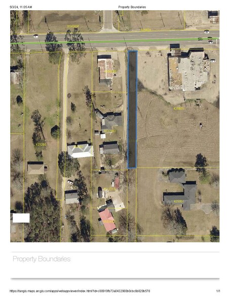 11128 Highway 16-Lot, Amite, LA for sale - Aerial - Image 2 of 6