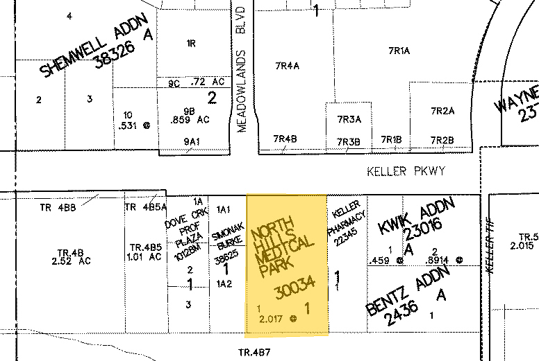 816 Keller Pky, Keller, TX for rent - Plat Map - Image 2 of 17