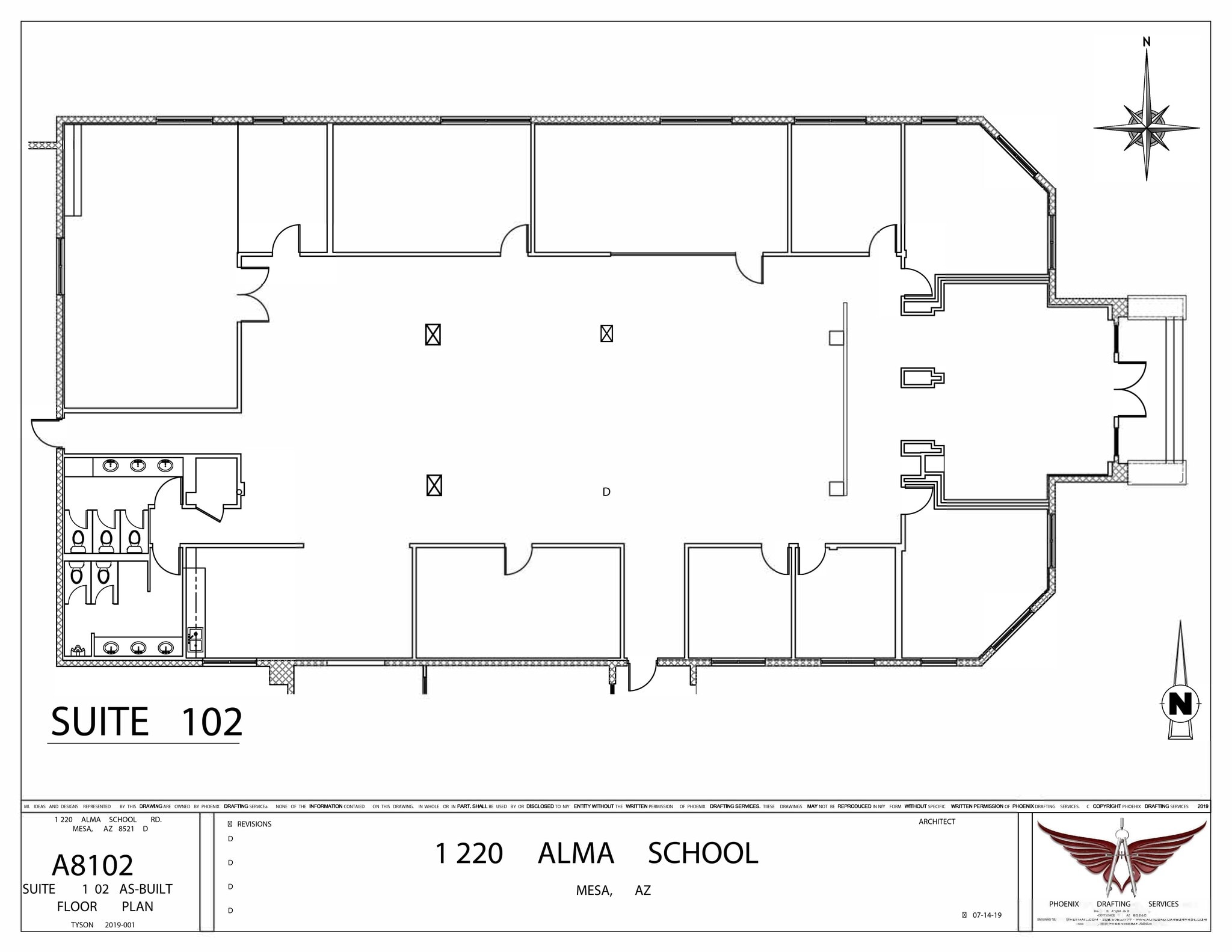 1220 S Alma School Rd, Mesa, AZ to rent Site Plan- Image 1 of 1