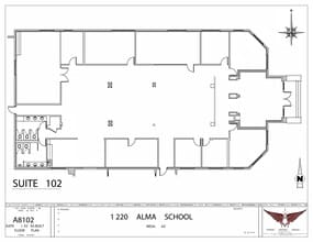 1220 S Alma School Rd, Mesa, AZ to rent Site Plan- Image 1 of 1