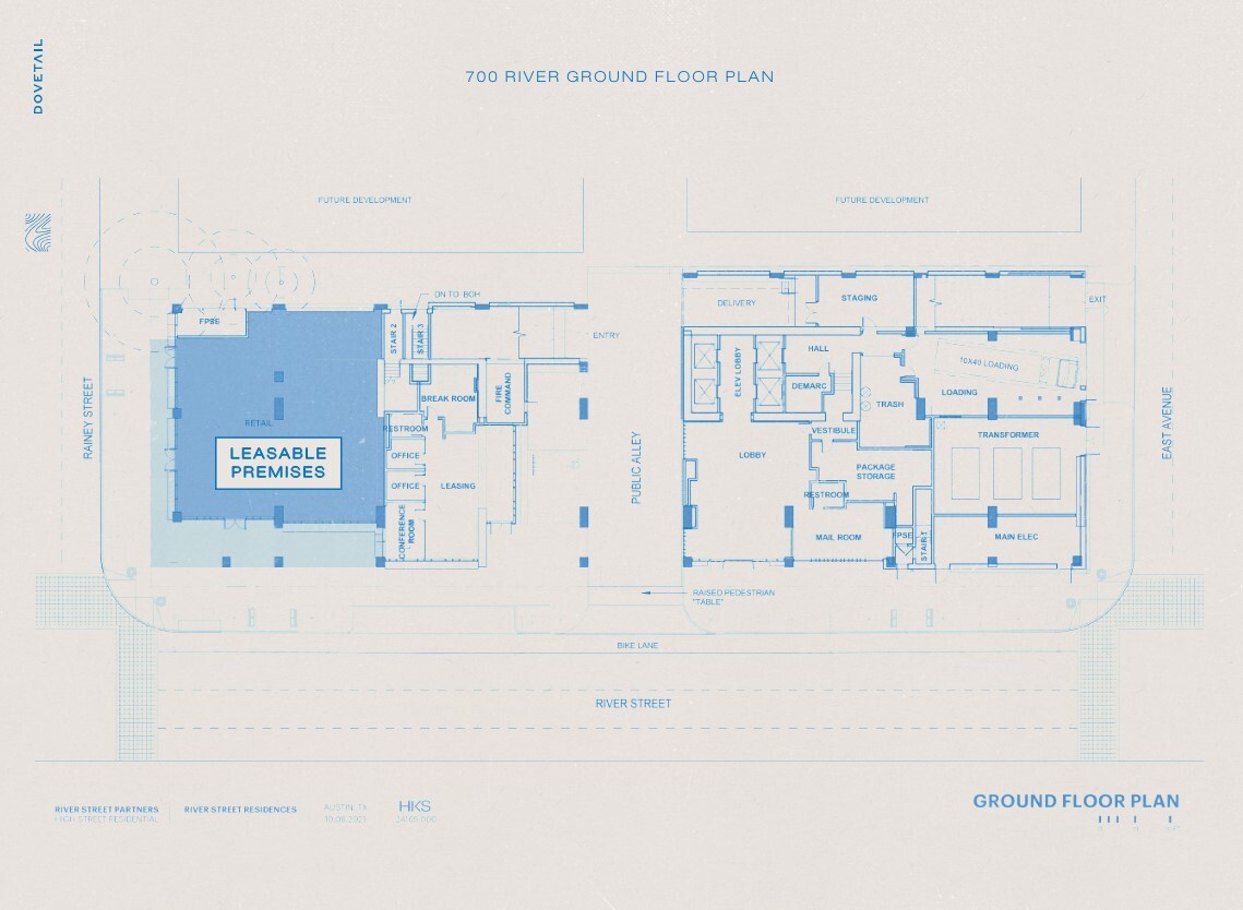 700 River St, Austin, TX for rent Floor Plan- Image 1 of 3