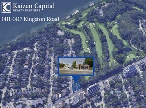 1415 Kingston Rd, Toronto, ON - aerial  map view