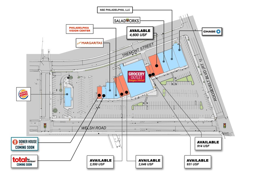 2500 Welsh Rd, Philadelphia, PA for rent - Site Plan - Image 3 of 3