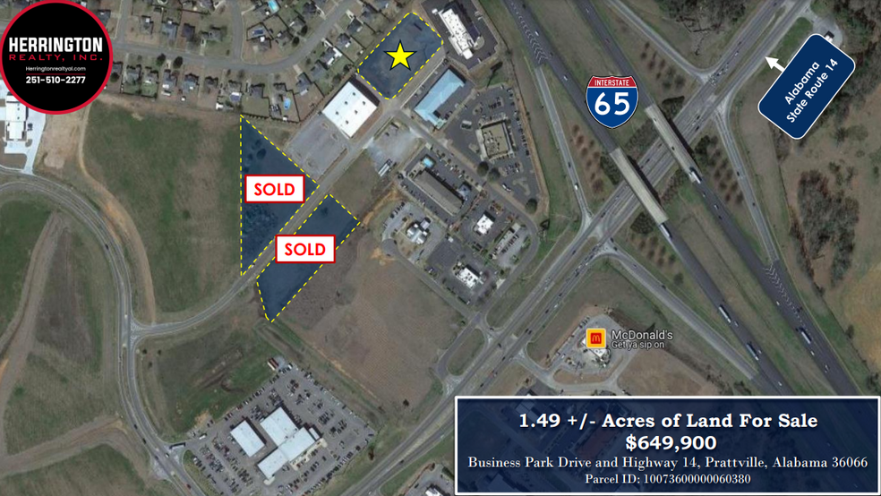 Business Park Dr, Prattville, AL for sale - Building Photo - Image 1 of 1