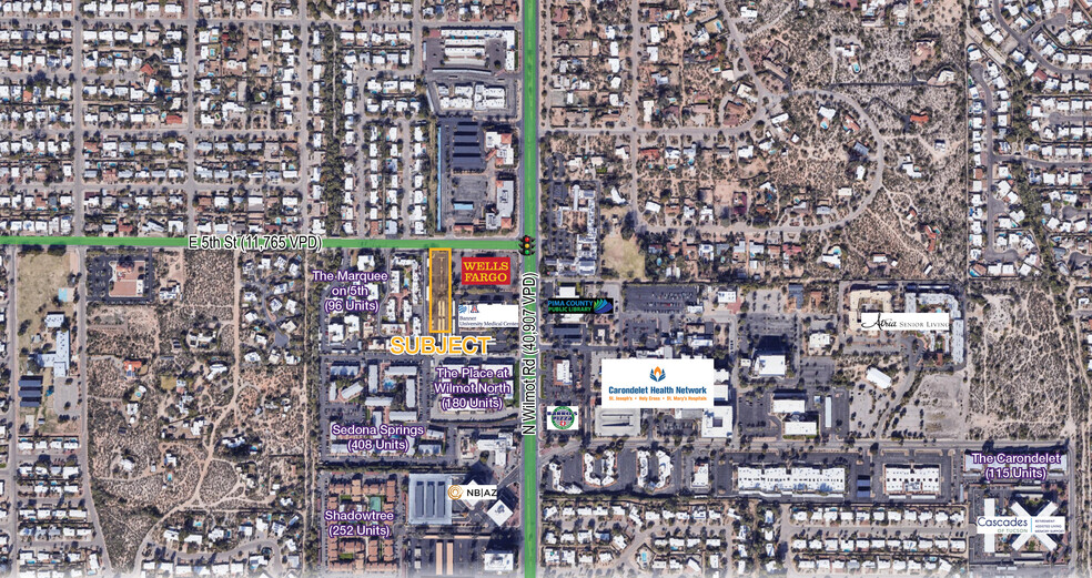 5th, Tucson, AZ for sale - Aerial - Image 2 of 4