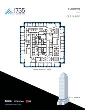 1735 Market St, Philadelphia, PA to rent Floor Plan- Image 1 of 2