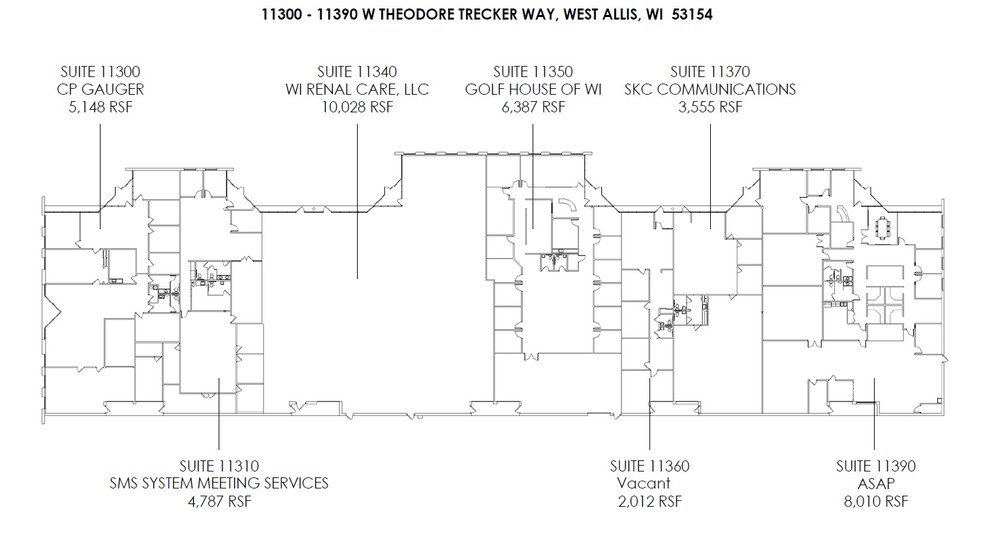 11300-11390 W Theodore Trecker Way, West Allis, WI for rent - Site Plan - Image 3 of 10