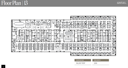 1285 Avenue of the Americas, New York, NY for rent Floor Plan- Image 1 of 4