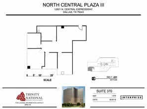 12801 N Central Expy, Dallas, TX for rent Floor Plan- Image 1 of 1