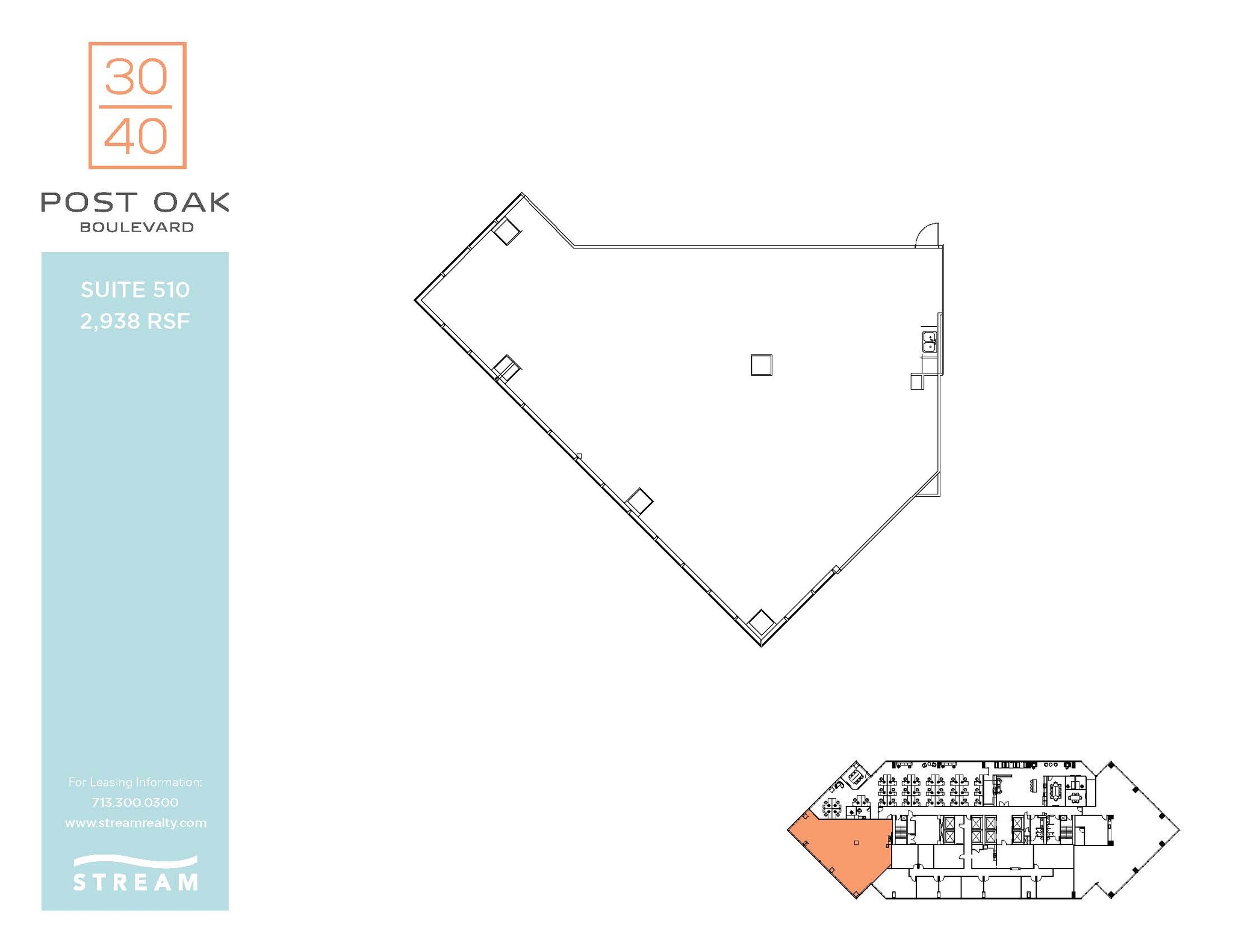 3040 Post Oak Blvd, Houston, TX for sale Floor Plan- Image 1 of 1