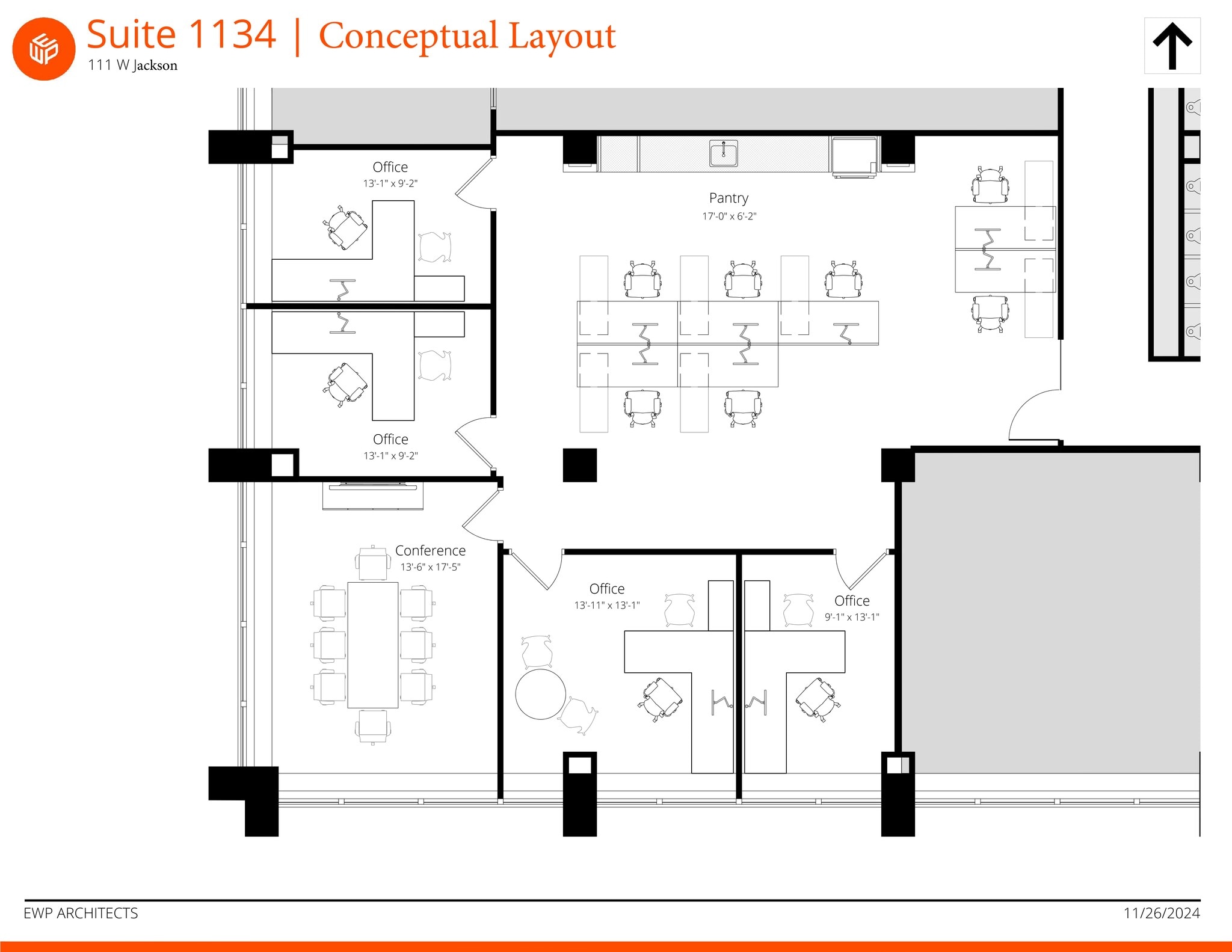 111 W Jackson Blvd, Chicago, IL to rent Site Plan- Image 1 of 3