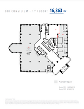 300 Consilium Pl, Toronto, ON for rent Floor Plan- Image 1 of 1