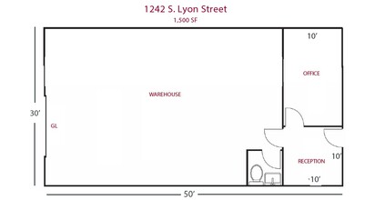 1233-1255 S Wright St, Santa Ana, CA for rent Floor Plan- Image 1 of 1