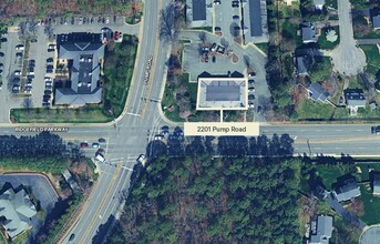 2201-2203 Pump Rd, Richmond, VA - aerial  map view - Image1