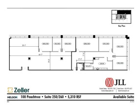 100 Peachtree St NW, Atlanta, GA for rent Floor Plan- Image 1 of 1