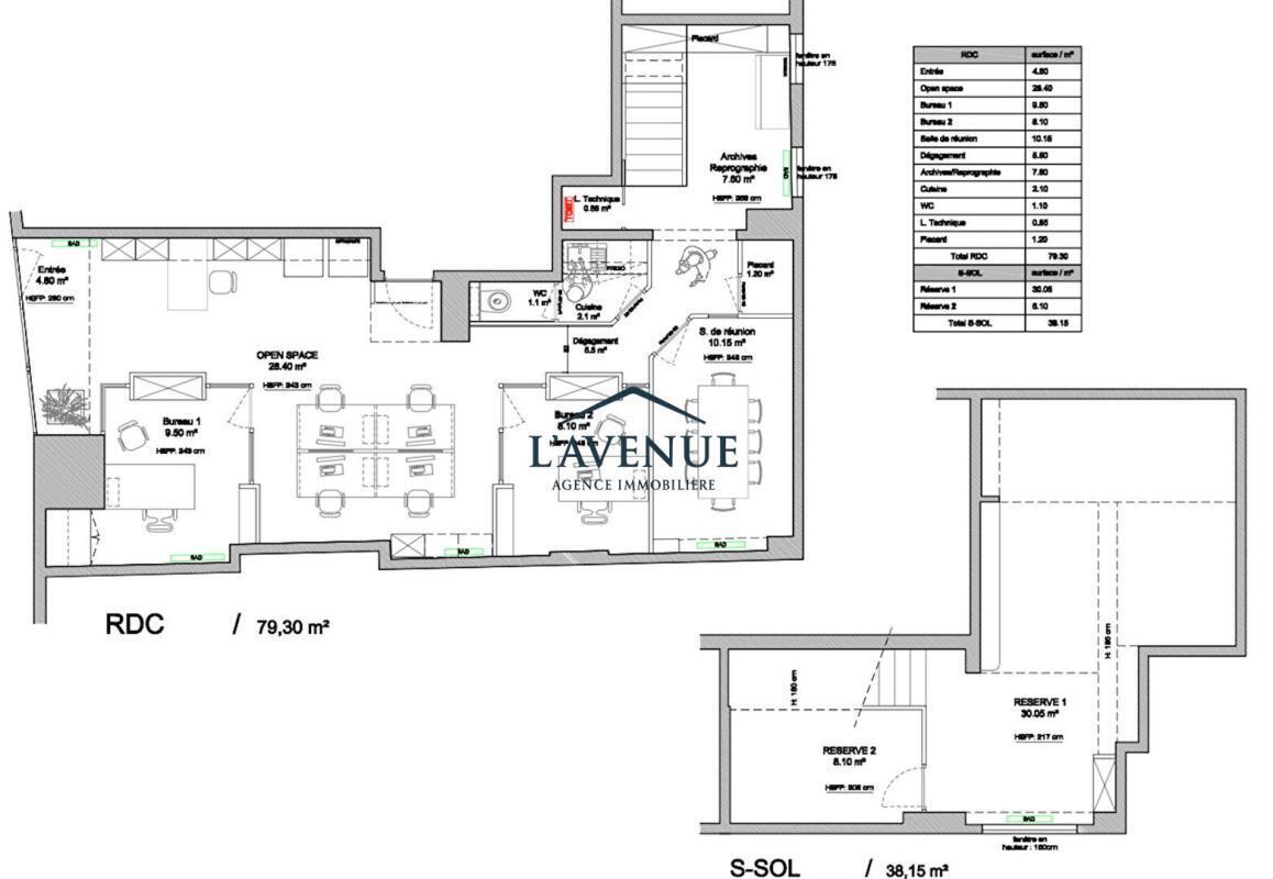 Retail in Paris for sale Floor Plan- Image 1 of 10