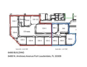 6400 N Andrews Ave, Fort Lauderdale, FL for rent Site Plan- Image 2 of 2