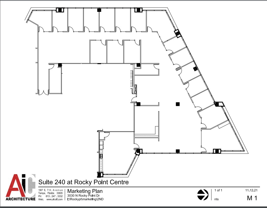 3030 N Rocky Point Dr W, Tampa, FL for rent Floor Plan- Image 1 of 1