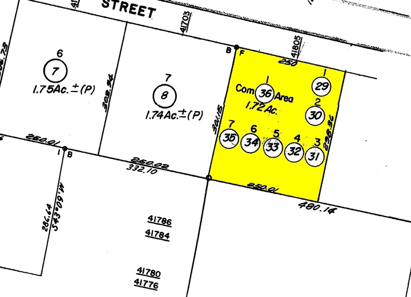 41805-41841 Albrae St, Fremont, CA for rent - Plat Map - Image 2 of 23