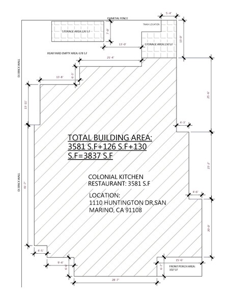 1110 Huntington Dr, San Marino, CA for sale - Floor Plan - Image 3 of 4